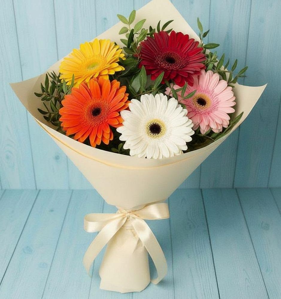 Букет цветов из: Герберы в Вербилках