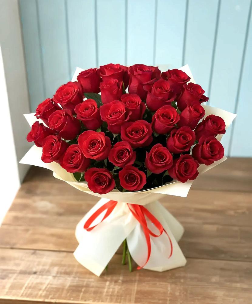 Букет 29 Красных роз в Вербилках