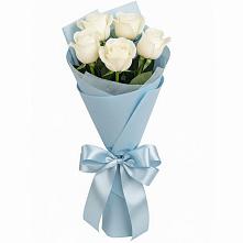 Букет 5 Белых роз Проуд #REPLACE_PRED# Вербилках