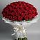 Букет 101 Красная роза Блэк Мэджик в Вербилках