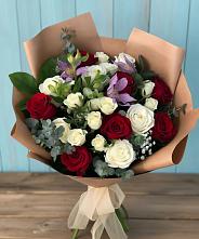 Букет цветов из:  Розы и Альстромерии #REPLACE_PRED# Вербилках