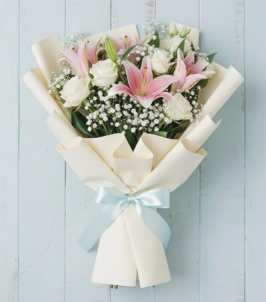 Букет цветов из: Лилии в Вербилках