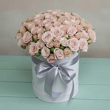 Цветочная композиция из Розы в шляпной коробке #REPLACE_PRED# Вербилках