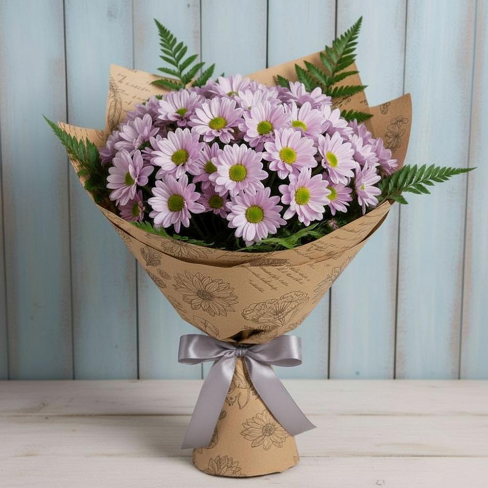 Букет цветов из: Хризантемы в Вербилках