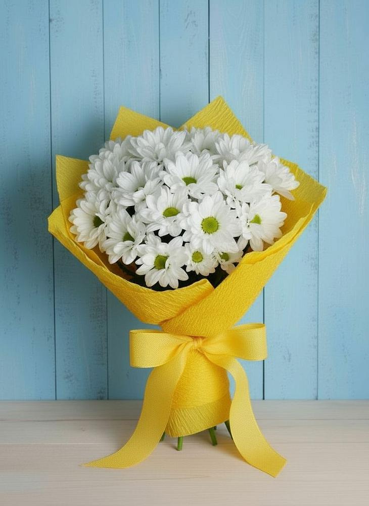 Букет цветов из: Хризантемы в Вербилках