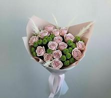 Букет цветов из:  Розы и Хризантемы в Вербилках