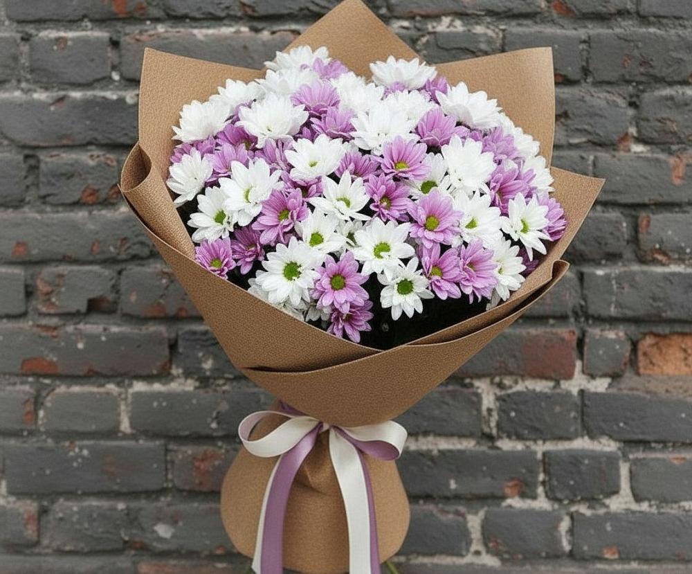 Букет цветов из: Хризантемы в Вербилках