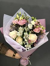 Букет цветов из:  Альстромерии, Розы и Лизиантусы #REPLACE_PRED# Вербилках