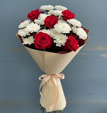 Букет цветов из:  Розы и Хризантемы #REPLACE_PRED# Вербилках
