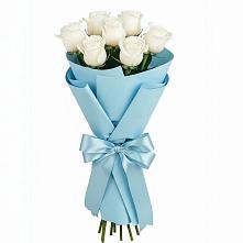 Букет 7 белых роз Проуд #REPLACE_PRED# Вербилках