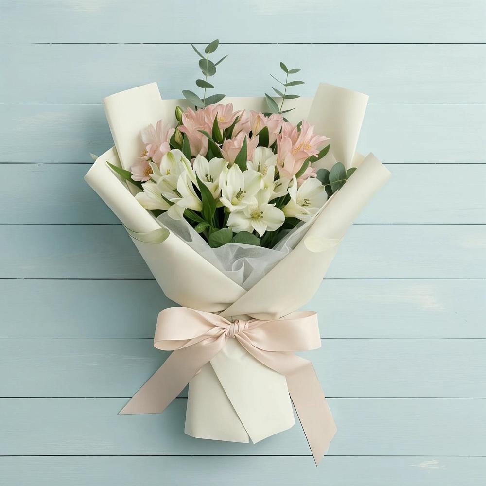 Букет цветов из: Альстромерии в Вербилках