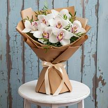 Букет цветов из:  Орхидеи и Розы в Вербилках